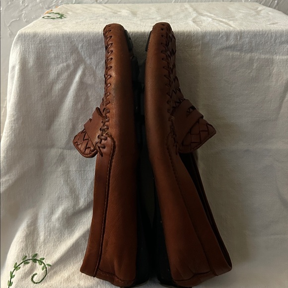 Robert Zur Woven Leather Loafers in Rich Brown
Size 7.5 - Picture 7 of 7
